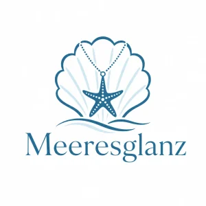 Meeresglanz Logo für Muschelschmuck